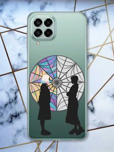 Прозорий чохол на Samsung Galaxy M33 5G Силуети. Венздей (принт 210)