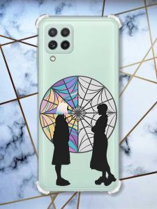 Чохол із потовщеними кутами на Samsung Galaxy A22 5G / A22s 5G Силуети. Венздей (принт 210)