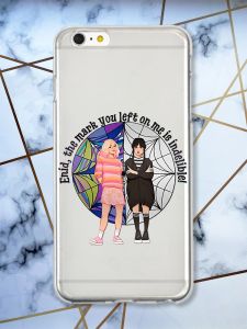 Прозорий чохол на iPhone 6+/6 Plus Дівчата з Венздей (принт 211)