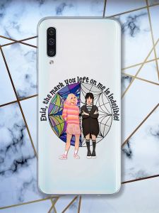 Прозорий чохол на Samsung Galaxy A50 (2019) A505 Дівчата з Венздей (принт 211)