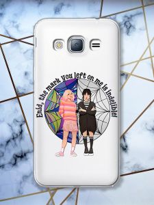 Прозорий чохол на Samsung Galaxy J3 2016 J310 Дівчата з Венздей (принт 211)