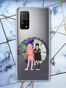 Прозорий чохол на Xiaomi Mi 10T / Mi 10T Pro Дівчата з Венздей (принт 211)
