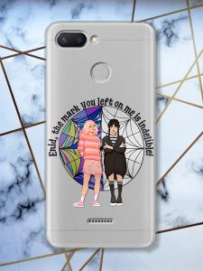Прозорий чохол на Xiaomi Redmi 6  Дівчата з Венздей (принт 211)