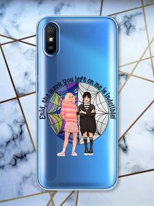 Прозорий чохол на Xiaomi Redmi 9A  Дівчата з Венздей (принт 211)