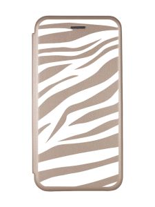 Чохол-книжка з малюнком для Xiaomi Redmi 9 Золотистий; Фон Зебра (принт 91)