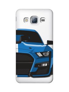 Прозорий чохол на Samsung Galaxy J3 2016 J310 Авто синє (принт 229)