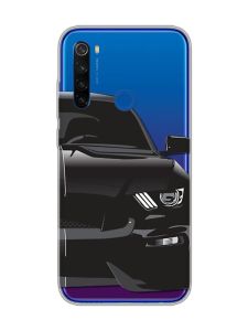 Прозорий чохол на Xiaomi Redmi Note 8T Авто чорне (принт 232)