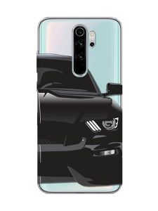 Прозорий чохол на Xiaomi Redmi Note 8 Pro Авто чорне (принт 232)