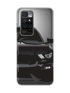 Прозорий чохол для Xiaomi Redmi 10 Авто чорне (принт 232)
