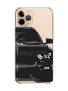Прозорий чохол на Apple iPhone 11 Pro (5,8) Авто чорне (принт 232)