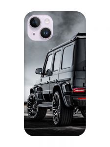 Чохол із захистом камери на iPhone 14 Авто чорне (принт 235)