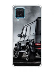 Чохол з потовщеними кутами на Samsung A12 4G Авто чорне (принт: 235)