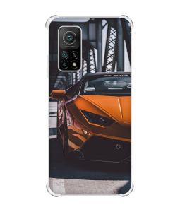 Чохол з потовщеними кутами для Xiaomi Mi 10T/Mi 10T Pro Авто помаранчеве (принт: 237)