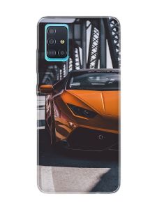 Чохол на Samsung Galaxy A51 Авто помаранчеве (принт: 237)