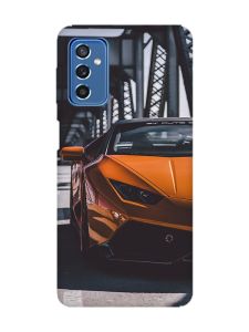 Чохол на Samsung Galaxy M52 Авто помаранчеве (принт: 237)