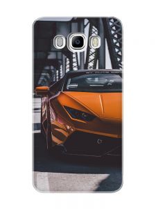 Чохол на SAMSUNG Galaxy J7(2016) J710 Авто помаранчеве (принт: 237)