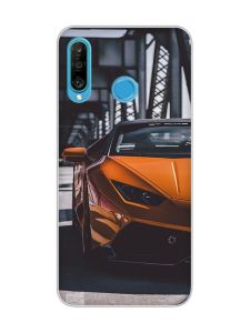 Чохол на Huawei P30 Lite Авто помаранчеве (принт: 237)