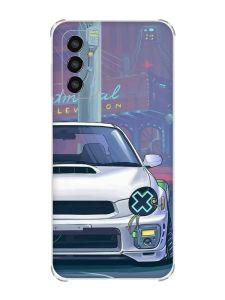 Чохол із потовщеними кутами на Samsung Galaxy M13 4G Авто аніме (принт: 239)