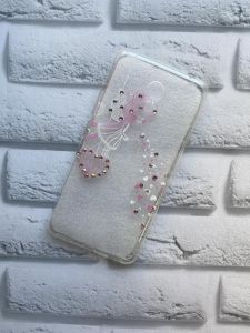 Силіконовий прозорий чохол з камінням Meizu M5c :: Фея