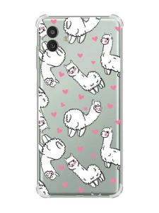 Чохол з потовщеними кутами на Samsung Galaxy M13 5G Лами (принт 95)