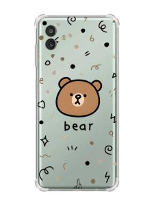 Чохол з потовщеними кутами на Samsung Galaxy M13 5G Ведмедик (принт 76)