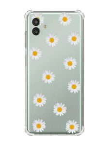 Чохол з потовщеними кутами на Samsung Galaxy M13 5G Фон ромашки (принт 41)
