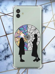 Чохол з потовщеними кутами на Samsung Galaxy M13 5G Силуети. Венздей (принт 210)