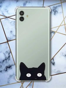 Чохол з потовщеними кутами на Samsung Galaxy M13 5G дизайн Котик принт 119