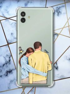 Чохол з потовщеними кутами на Samsung Galaxy M13 5G Українська пара (принт 14)