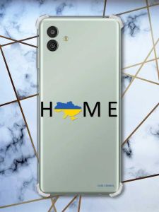 Чохол з потовщеними кутами на Samsung Galaxy M13 5G патріотичний дизайн Дім Україна принт 72