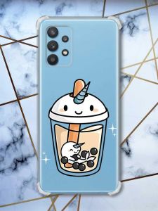 Чохол з потовщеними кутами на Samsung Galaxy A32 Коктейль Єдиноріг (принт 96)