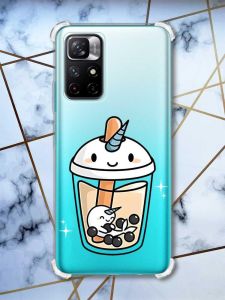 Чохол з потовщеними кутами на Xiaomi Redmi Note 11 4G Коктейль Єдиноріг (принт 96)