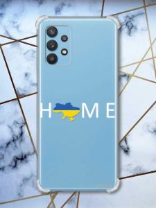 Чохол з потовщеними кутами на Samsung Galaxy A32 Дім Україна (патріотичний принт 73)