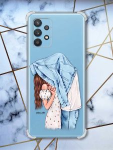 Чохол з потовщеними кутами на Samsung Galaxy A32 Поцілунок (принт 33)