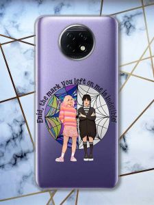 Прозорий чохол на Xiaomi Redmi Note 9T/Redmi Note 9 5G Дівчата з Венздей (принт: 211)