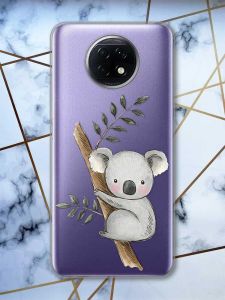 Прозорий чохол на Xiaomi Redmi Note 9T/Redmi Note 9 5G :: Коала (принт: 132)