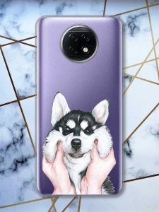 Прозорий чохол на Xiaomi Redmi Note 9T/Redmi Note 9 5G Мордочка (принт: 121)