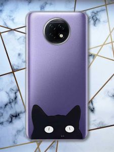 Прозорий чохол на Xiaomi Redmi Note 9T/Redmi Note 9 5G дизайн Котик принт: 119