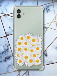 Чохол з потовщеними кутами на Samsung Galaxy M13 5G Букет ромашок (принт: 40)