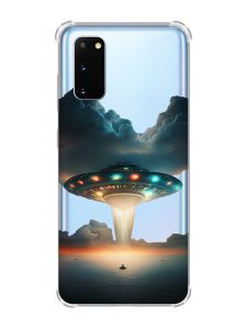 Чохол із потовщеними кутами на Samsung Galaxy S20 Plus Тарілка UFO (принт 241)