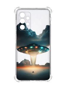 Чохол із потовщеними кутами на Oppo A72 5G Тарілка UFO (принт 241)