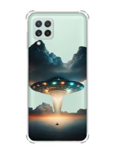 Чохол із потовщеними кутами на Samsung Galaxy A22 5G / A22s 5G Тарілка UFO (принт 241)