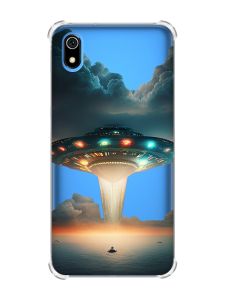 Чохол з потовщеними кутами для Xiaomi Redmi 7A Тарілка UFO (принт 241)
