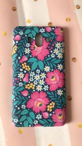 Силіконовий матовий чохол з малюнком Huawei Mate 10 Рожеві квіти і зелені листки