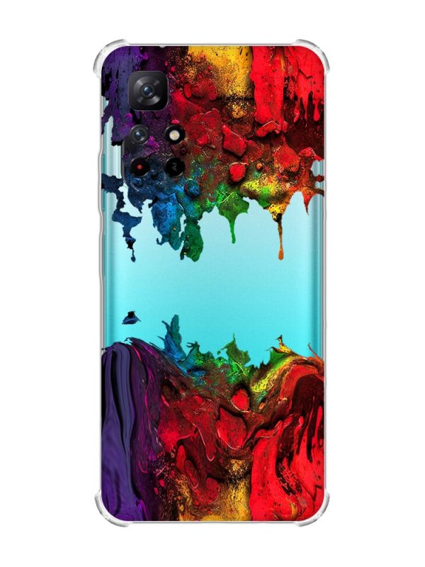 Чохол з потовщеними кутами на Xiaomi Redmi Note 11 4G :: Фарби (принт 249)