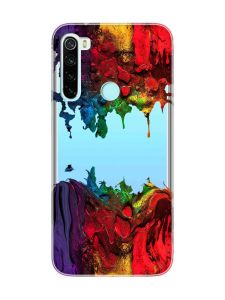 Прозорий чохол на Xiaomi Redmi Note 8  :: Фарби (принт 249)
