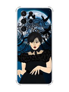 Чохол з потовщеними кутами на Samsung Galaxy S21 Ultra :: Танець. Венздей (принт 212)