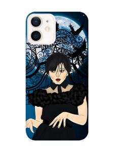 Матовий чохол з рожевими боками на Apple iPhone 12 / 12 Pro (6.1) :: Танець. Венздей (принт 212)