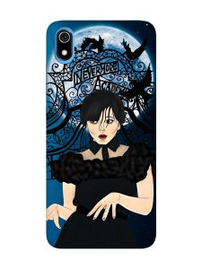Матовий чохол з чорними боками на Xiaomi Redmi 7A :: Танець. Венздей (принт 212)