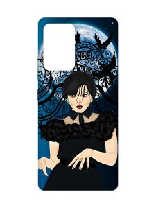 Матовий чохол з рожевими боками на Samsung Galaxy A52 :: Танець. Венздей (принт 212)